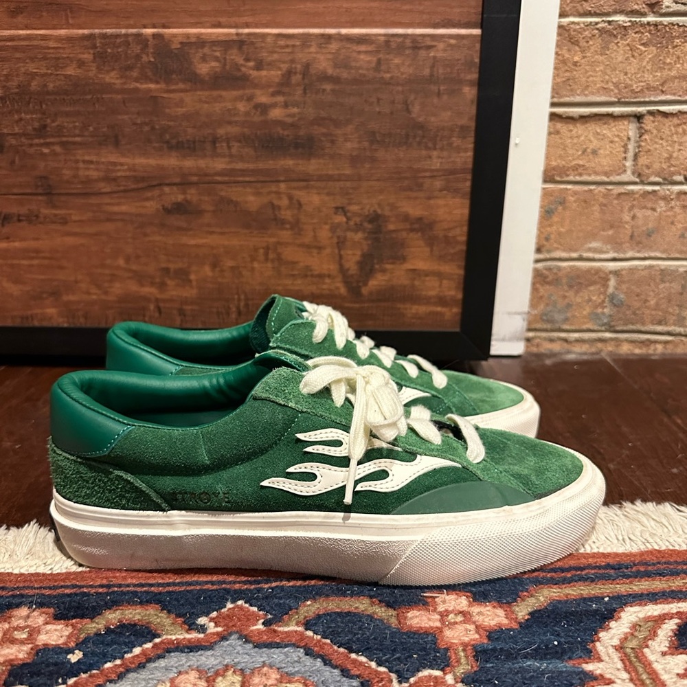 Straye Logan Skate Streetwear Shoes - Green - Men’s Size 8 new